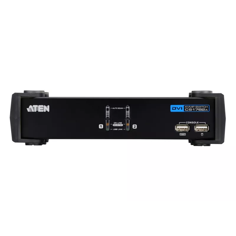 ATEN CS1762A KVM jungiklis juodas