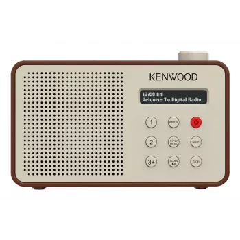 Kenwood CRM25DABT nešiojamas skaitmeninis radijo imtuvas Mocha