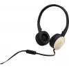 HP Stereo ausinės H2800 (Juodos su šilkiniu auksu), laidinės, skambučiams/muzikai, 125 g, ausinės, juodos, auksinės