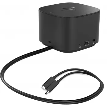 HP Thunderbolt Dock G2 su kombinuotu kabeliu, laidinis, Thunderbolt, juodas, Kensington, Kinija, HP
