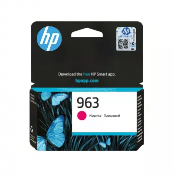 HP 963 Original rašalo kasetė, rausva, 1 vnt., 700 puslapių