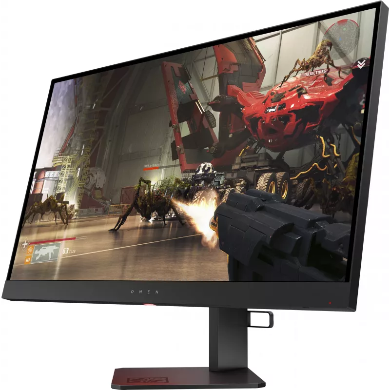 HP OMEN X 27 kompiuterio monitorius 68,6 cm (27 colių) 2560 x 1440 pikselių Quad HD juodas (atnaujinta prekė)