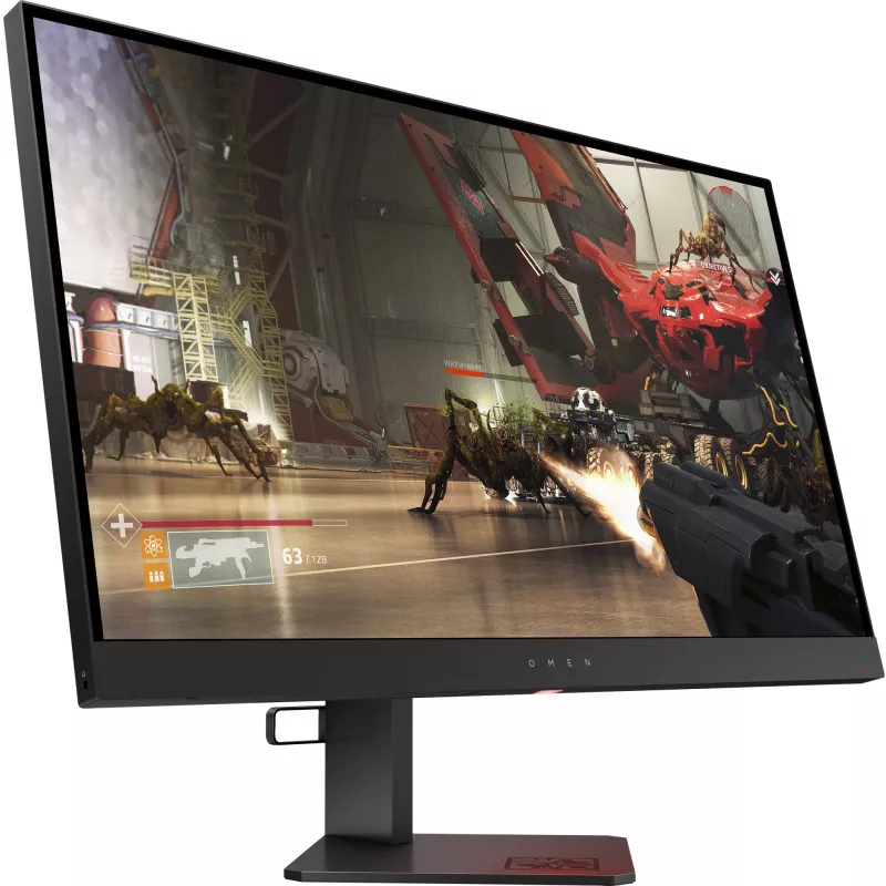 HP OMEN X 27 kompiuterio monitorius 68,6 cm (27 colių) 2560 x 1440 pikselių Quad HD juodas (atnaujinta prekė)