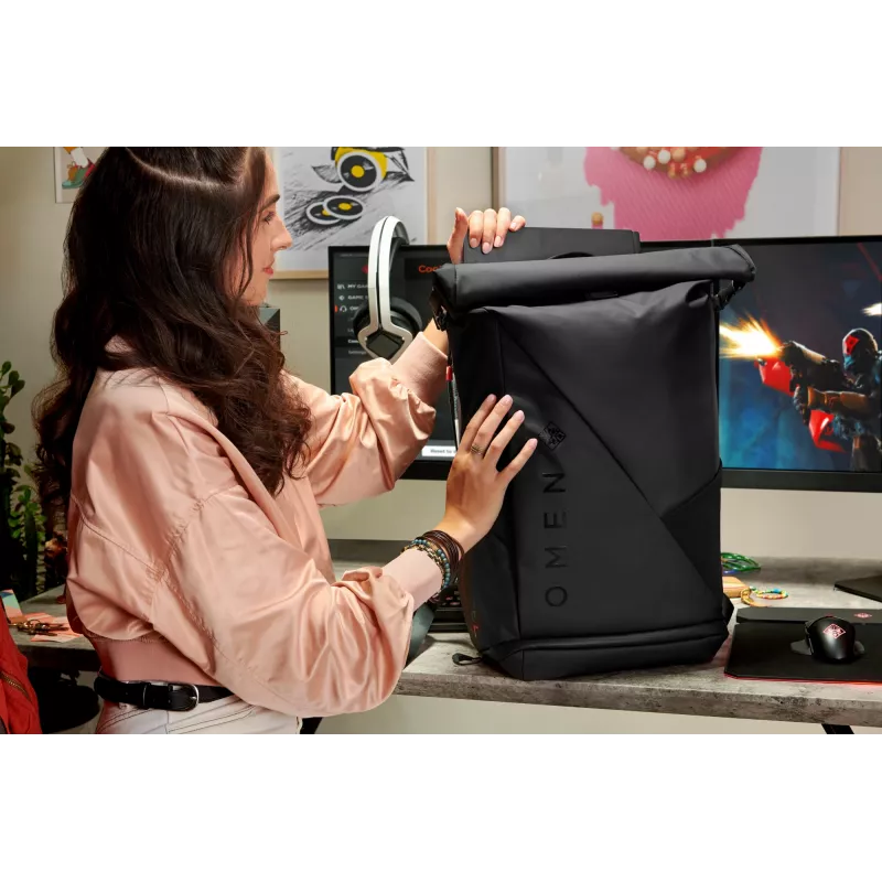 HP OMEN X 27 kompiuterio monitorius 68,6 cm (27 colių) 2560 x 1440 pikselių Quad HD juodas (atnaujinta prekė)