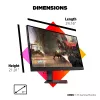 HP OMEN X 27 kompiuterio monitorius 68,6 cm (27 colių) 2560 x 1440 pikselių Quad HD juodas (atnaujinta prekė)