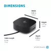 HP USB-C Dock G5, laidinis, USB 3.2 Gen 1 (3.1 Gen 1) Type-C, juodas