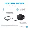 HP USB-C Dock G5, laidinis, USB 3.2 Gen 1 (3.1 Gen 1) Type-C, juodas