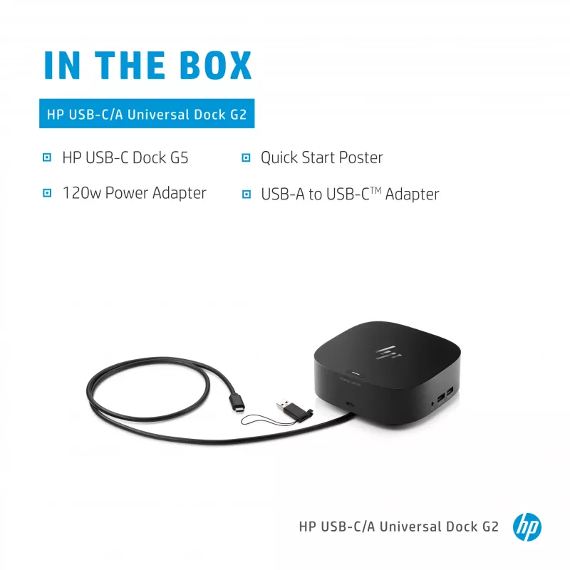 HP USB-C/A Universal Dock G2 universalus dokas