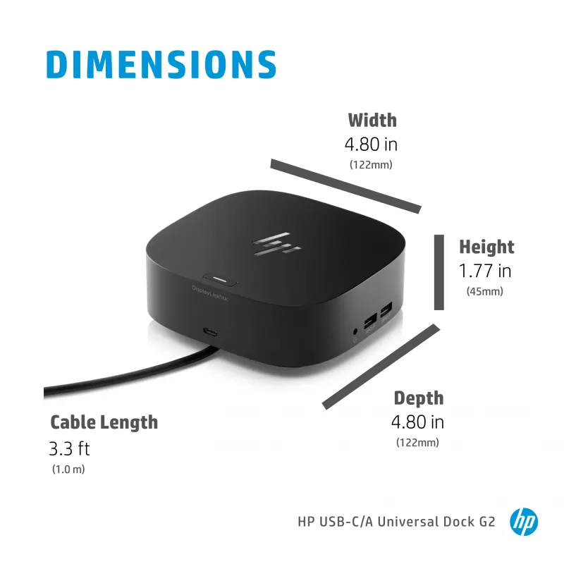 HP USB-C/A Universal Dock G2 universalus dokas