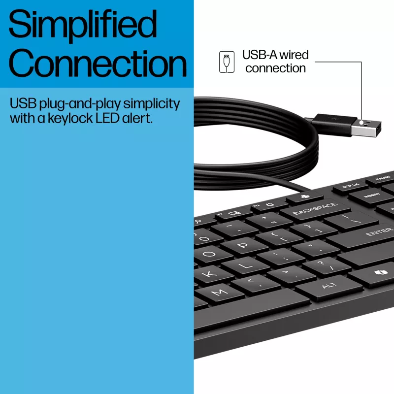 HP Wired Desktop 320K klaviatūra
