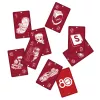 Žaidimas UNO Mattel 80th Ruby Red Kortų Žaidimas Vaikams ir Šeimos Vakarui