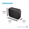 HP Bluetooth garsiakalbis 350, juodas, belaidis, USB Type-C, mono, nešiojamas