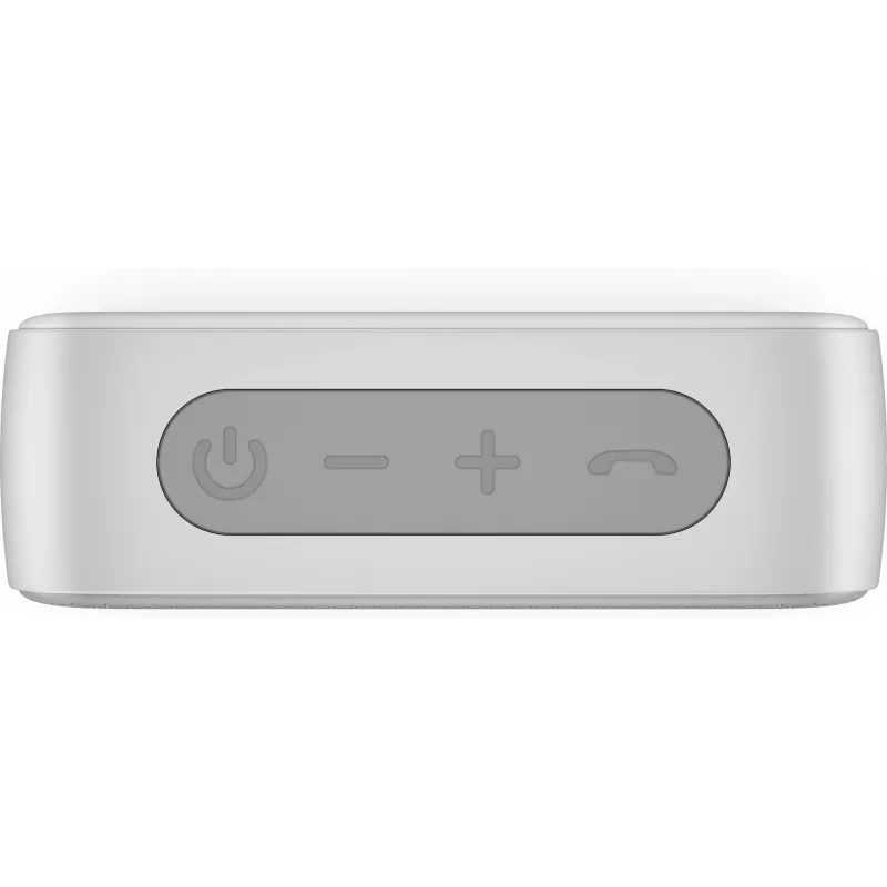 HP Silver Bluetooth garsiakalbis 350, belaidis, baltas, universalus, įmontuota baterija, 180 g, 78.5 mm