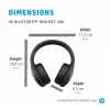 HP Bluetooth ausinės 500, belaidės, 220 g, juodos