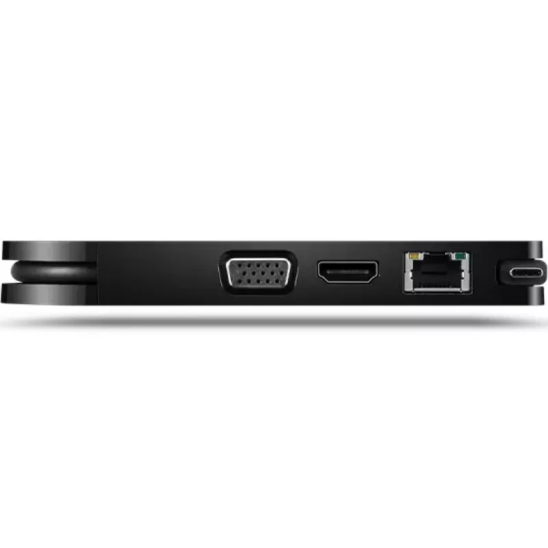 Lenovo 4X91H02421 USB-C stotelė 5000 Mbit/s Juoda