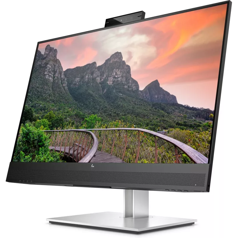 HP E27m G4 QHD USB-C konferencinis monitorius, 68,6 cm (27 col.), 2560 x 1440 pikselių, Quad HD, LCD, 5 ms, juodas, sidabrinis