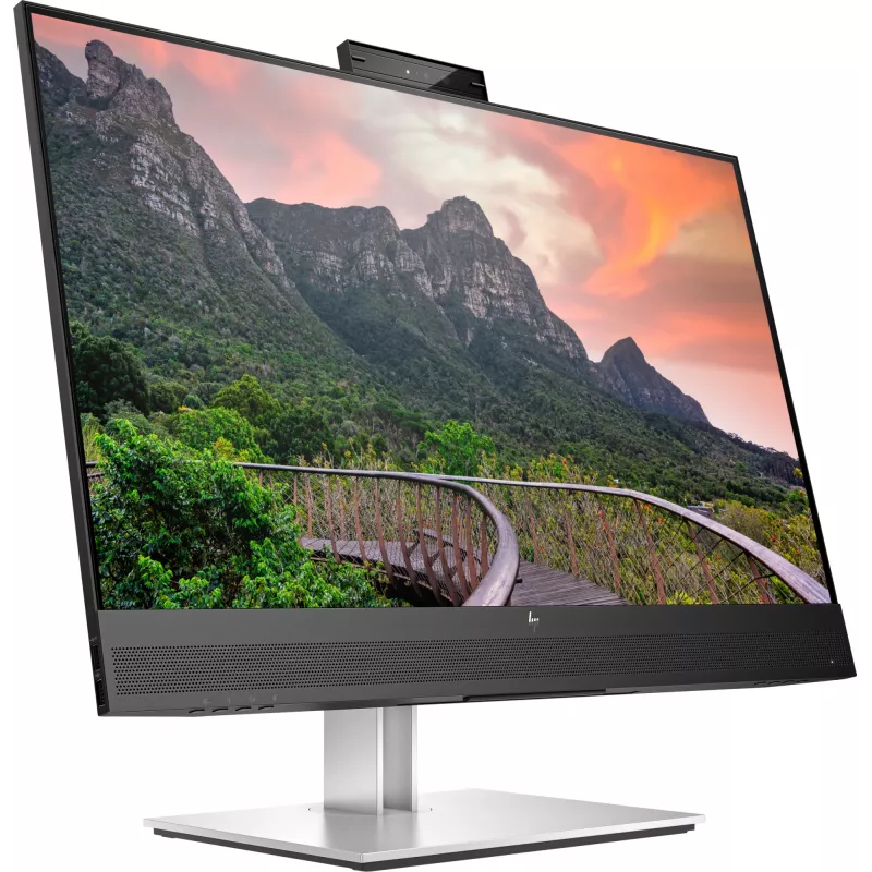 HP E27m G4 QHD USB-C konferencinis monitorius, 68,6 cm (27 col.), 2560 x 1440 pikselių, Quad HD, LCD, 5 ms, juodas, sidabrinis