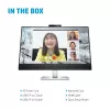 HP E27m G4 QHD USB-C konferencinis monitorius, 68,6 cm (27 col.), 2560 x 1440 pikselių, Quad HD, LCD, 5 ms, juodas, sidabrinis