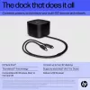 HP Thunderbolt Dock 280W G4 – laidinis dokas su Thunderbolt 4, juodas