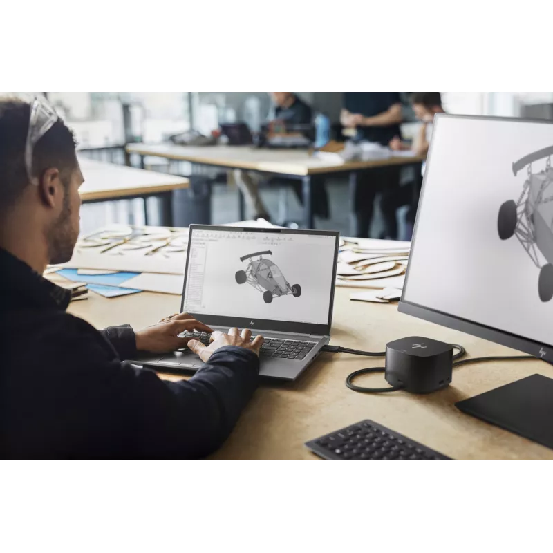 HP Thunderbolt Dock 280W G4 – laidinis dokas su Thunderbolt 4, juodas