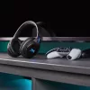 HyperX Cloud Flight – belaidės žaidimų ausinės (juoda-mėlyna) PS5/PS4