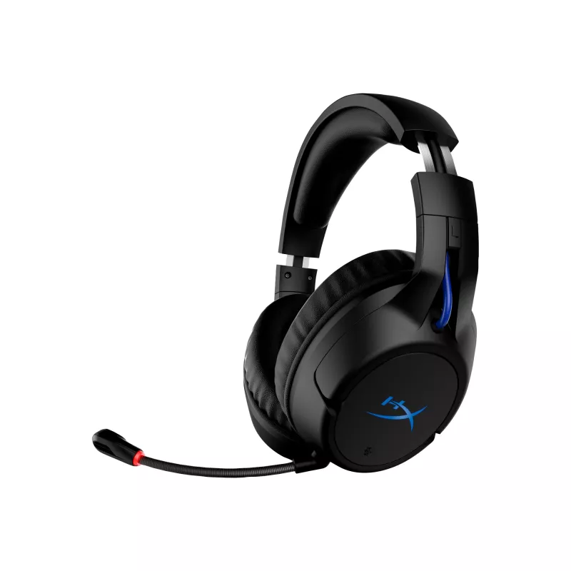 HyperX Cloud Flight – belaidės žaidimų ausinės (juoda-mėlyna) PS5/PS4