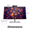 Monitorius HP Z24m G3 23,8 colio Quad HD 2560 x 1440