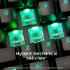 HyperX Alloy Origins 65 – mechaninė žaidimų klaviatūra – HX Aqua (JAV išdėstymas)