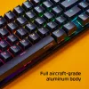 HyperX Alloy Origins 65 – mechaninė žaidimų klaviatūra – HX Aqua (JAV išdėstymas)