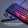 HyperX Alloy Origins 65 – mechaninė žaidimų klaviatūra – HX Aqua (JAV išdėstymas)