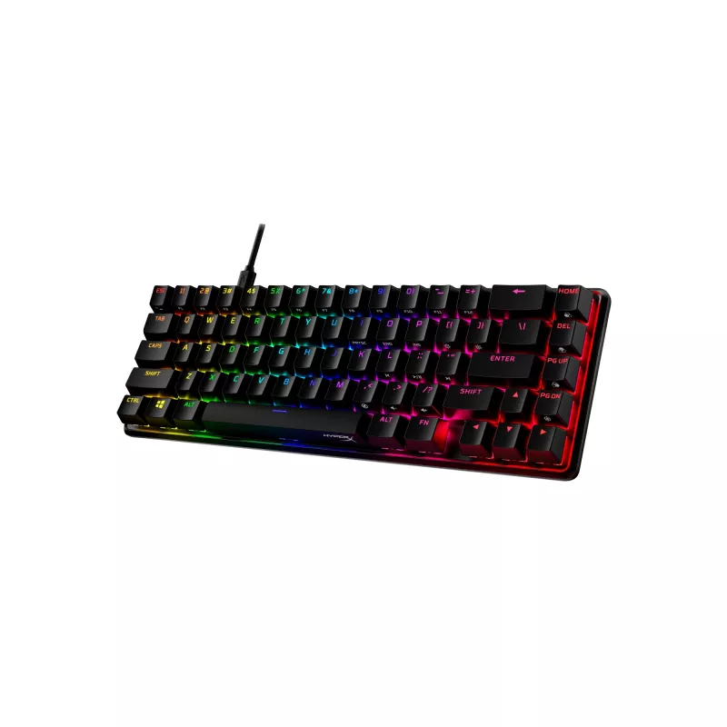 HyperX Alloy Origins 65 – mechaninė žaidimų klaviatūra – HX Aqua (JAV išdėstymas)