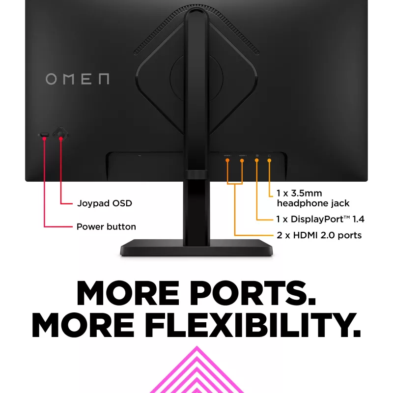 OMEN by HP 23,8 colio FHD 165 Hz žaidimų monitorius – OMEN 24