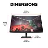 OMEN by HP 31,5 colio QHD 165Hz lenktas žaidimų monitorius - OMEN 32c (atnaujinta prekė)