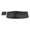 HP 965 ergonomiška belaidė klaviatūra, pilno dydžio (100 %), RF belaidė + Bluetooth, membraninė, juoda