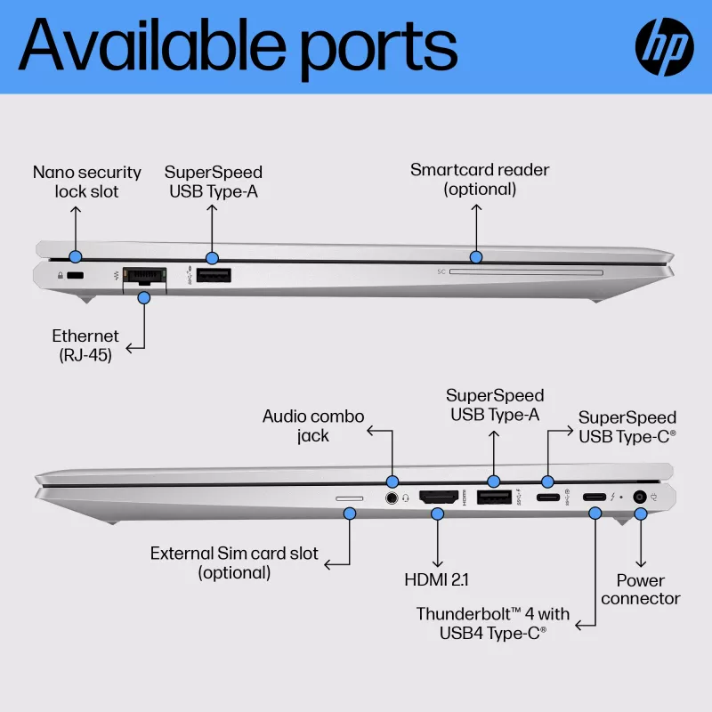 HP EliteBook 650 G10 Intel® Core™ i5-1335U nešiojamas kompiuteris 39,6 cm (15,6 colio) Full HD 16 GB DDR4-SDRAM 512 GB SSD Wi-Fi 6E (802.11ax) Windows 11 Pro sidabrinis