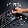 Linijinis mechaninis klaviatūros jungiklis KINGSTON HyperX 85U07AA 45 g jėga