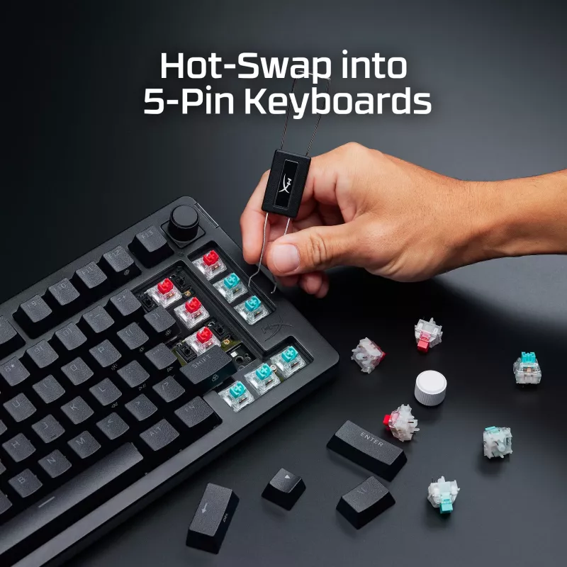 Linijinis mechaninis klaviatūros jungiklis KINGSTON HyperX 85U07AA 45 g jėga