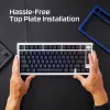 Pakeitimo viršutinė plokštė mechaninei klaviatūrai Kingston HyperX Alloy Rise 85U09AA Balta