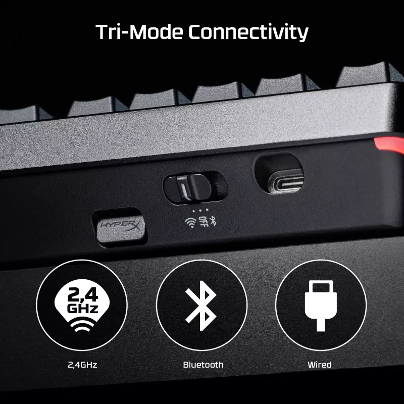 HyperX Alloy Rise 75 Wireless - Belaidis žaidimų klaviatūra