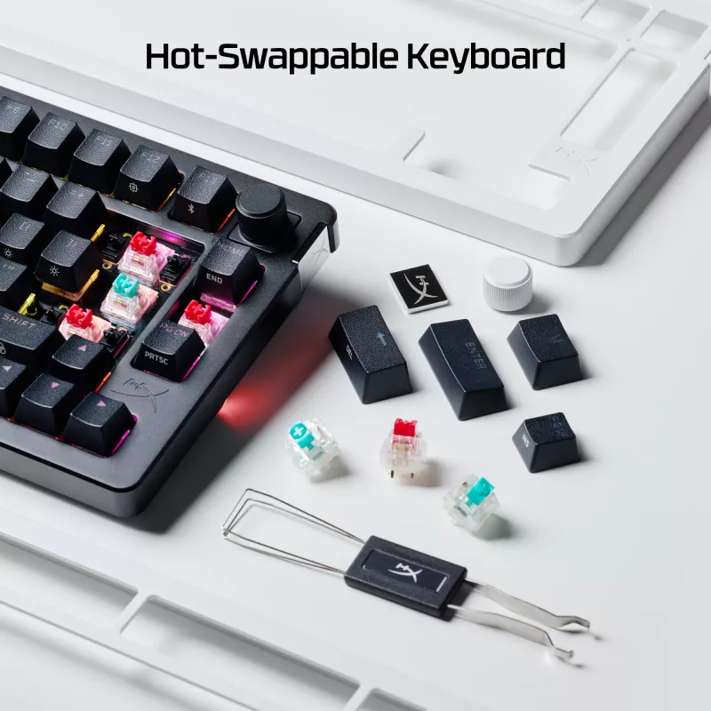 HyperX Alloy Rise 75 Wireless - Belaidis žaidimų klaviatūra