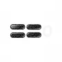 Pelės kojelės HP HyperX Glass Skates, PTFE ant grūdinto stiklo, 7,7×21,2×0,8 mm, baltos (pora)