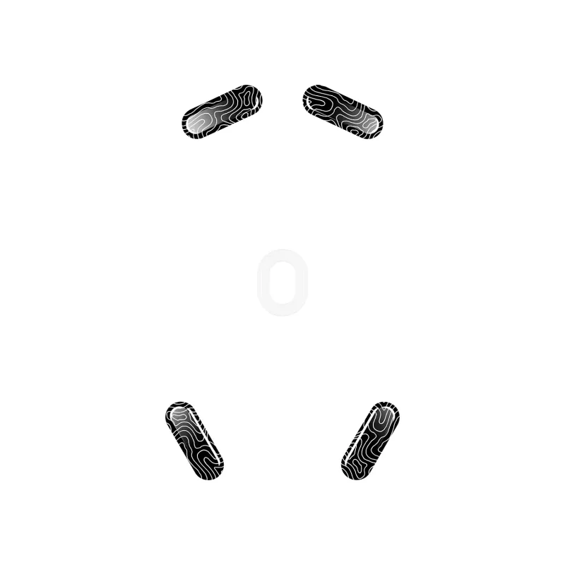 Pelės kojelės HP HyperX Glass Skates, PTFE ant grūdinto stiklo, 7,7×21,2×0,8 mm, baltos (pora)