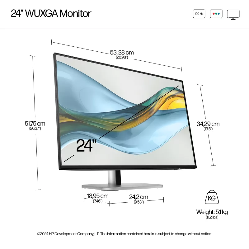 Monitorius HP Series 5 Pro 24 colių WUXGA 1920x1200
