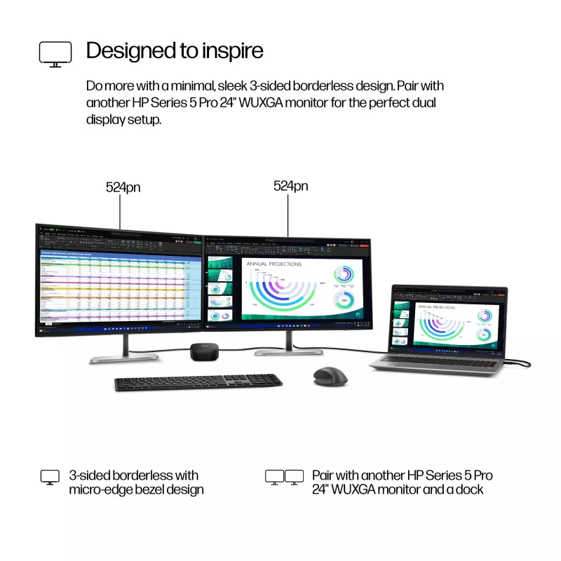 Monitorius HP Series 5 Pro 24 colių WUXGA 1920x1200