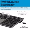 HP 720 belaidė klaviatūra, daugiaįrenginė, įkraunama, pilno dydžio (100%), USB + Bluetooth, mechaninė, QWERTY, juoda