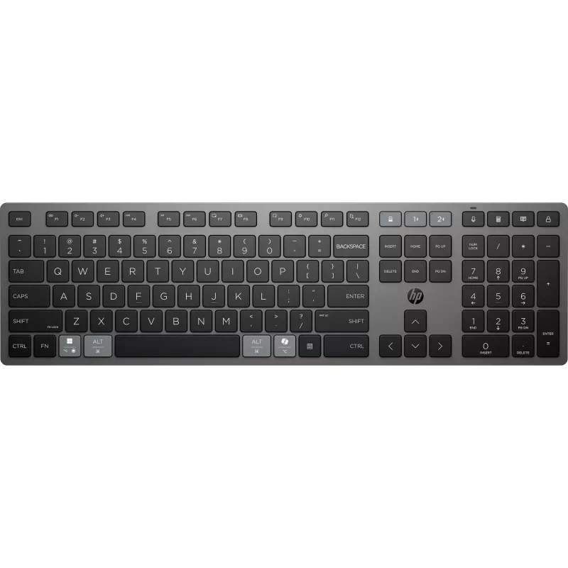 Belaidė įkraunama pilno dydžio QWERTY klaviatūra HP 725 (9T5B2AA#UUW)