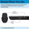 HP 725 belaidė klaviatūra ir pelė, įkraunamas rinkinys, pilno dydžio, Bluetooth