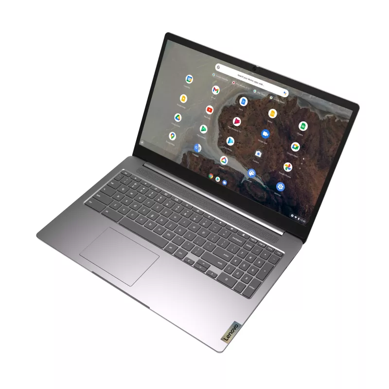 Nešiojamas kompiuteris Lenovo IdeaPad 3 Chrome 15IJL6, Intel® Celeron® N4500, 15.6 inch Full HD, 8 GB RAM, 128 GB eMMC, ChromeOS, pilka