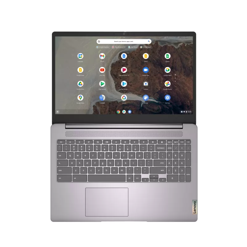Nešiojamas kompiuteris Lenovo IdeaPad 3 Chrome 15IJL6, Intel® Celeron® N4500, 15.6 inch Full HD, 8 GB RAM, 128 GB eMMC, ChromeOS, pilka