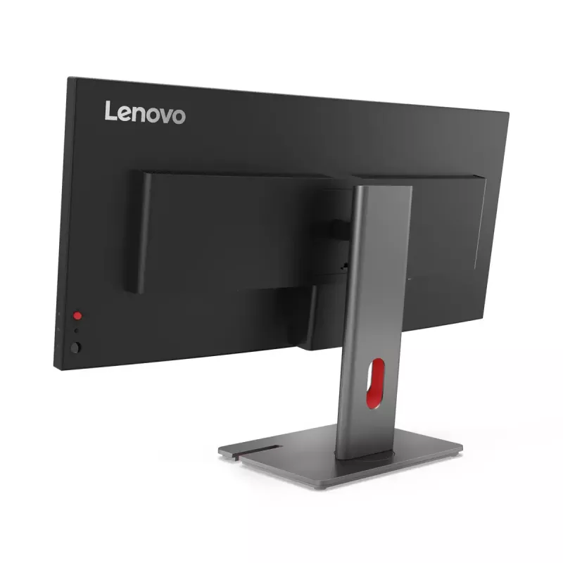 Monitorius Lenovo ThinkVision P34WD-40 34 colių (86,4 cm) lenktas IPS 3440×1440 WQHD 6 ms USB-C, garsiakalbiai, VESA, juodas